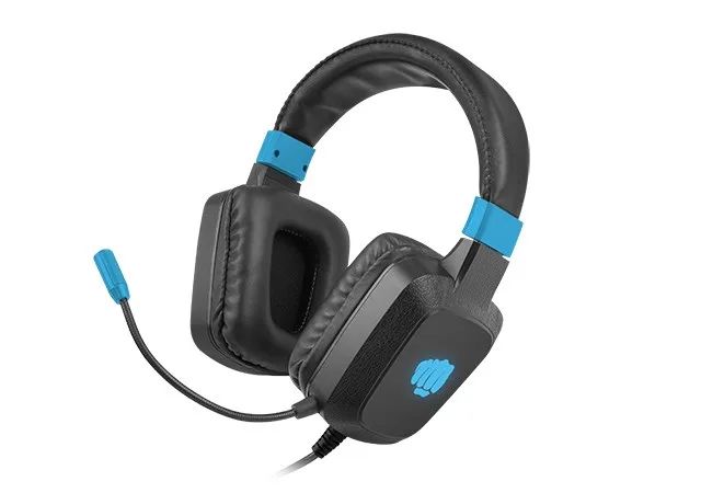 FURY NFU-1584 headphones/headset Wired Head-band Gaming Black, Blue