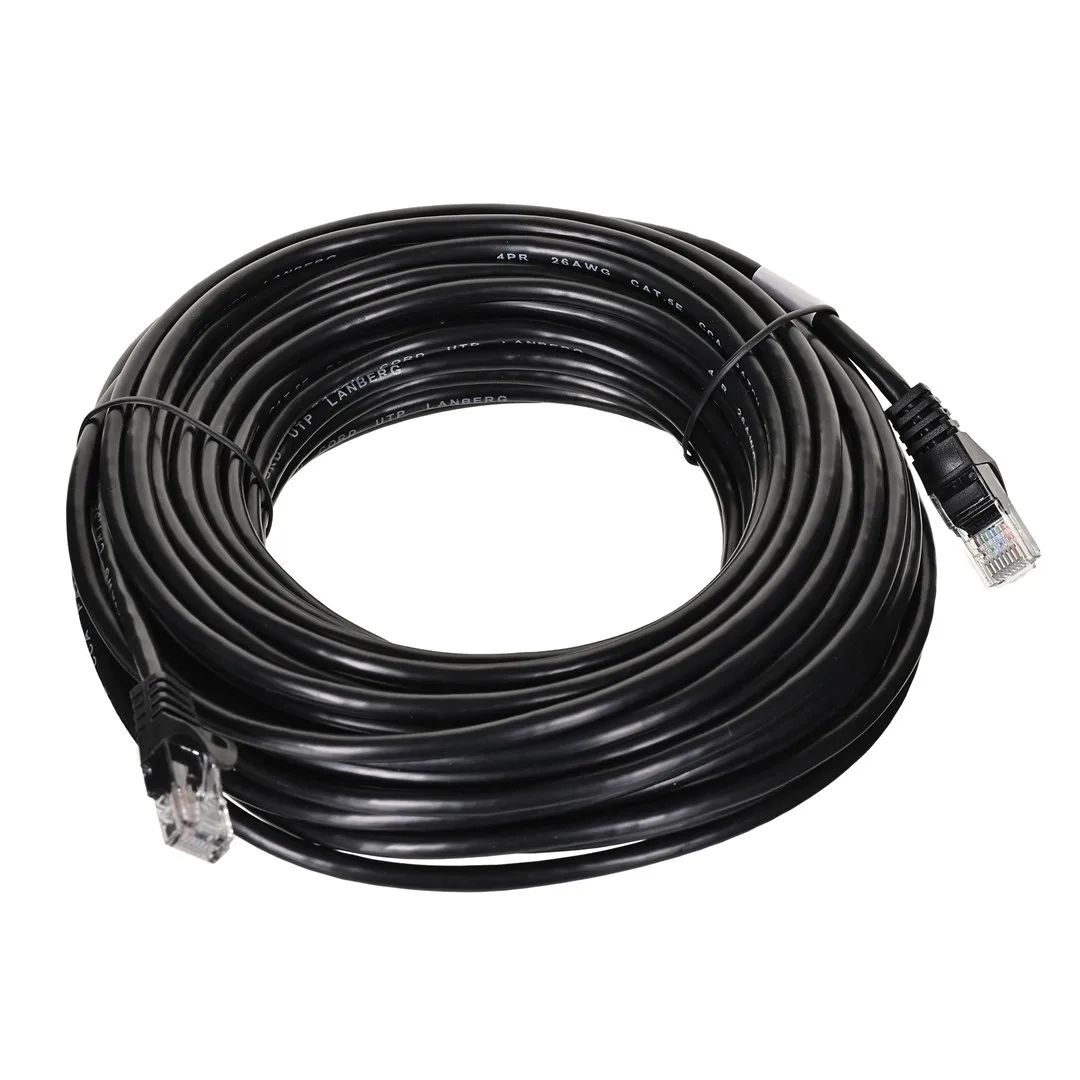 Lanberg | Patchcord CAT.5E UTP | PCU5-10CC-1500-BK | 15 m | Black