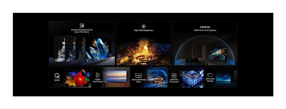 TV Set|TCL|50 "|4K Ultra HD|3840 x 2160 pixels|Flat|16:9|QD-Mini LED|50C69K