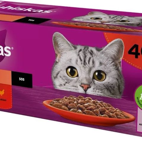 WHISKAS Classic Meals Mix - wet cat food - 40x85g