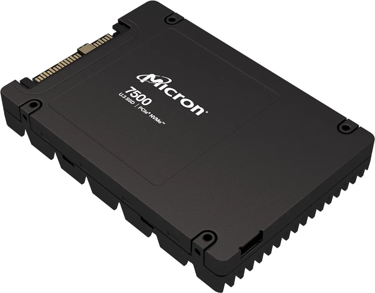 SSD|MICRON|SSD series 7500 PRO|1.92TB|NVMe|NAND flash technology TLC|Write speed 2700 MBytes/sec|Read speed 6800 MBytes/sec|Form Factor U.3|TBW 3504 TB|MTBF 2000000 hours|MTFDKCC1T9TGP-1BK1DABYYR