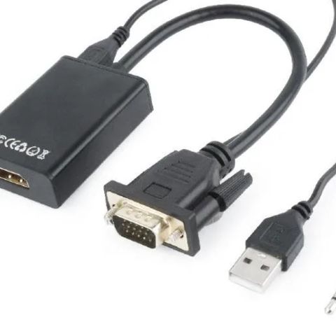 I/O ADAPTER VGA TO HDMI/A-VGA-HDMI-01 GEMBIRD
