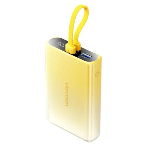 POWER BANK USB 10000MAH 22.5W/YELLOW FHZY0 VENTION