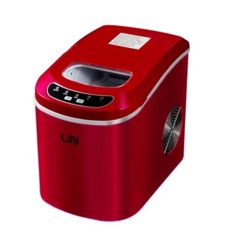 Portable ice cube maker LIN ICE PRO-R12 red