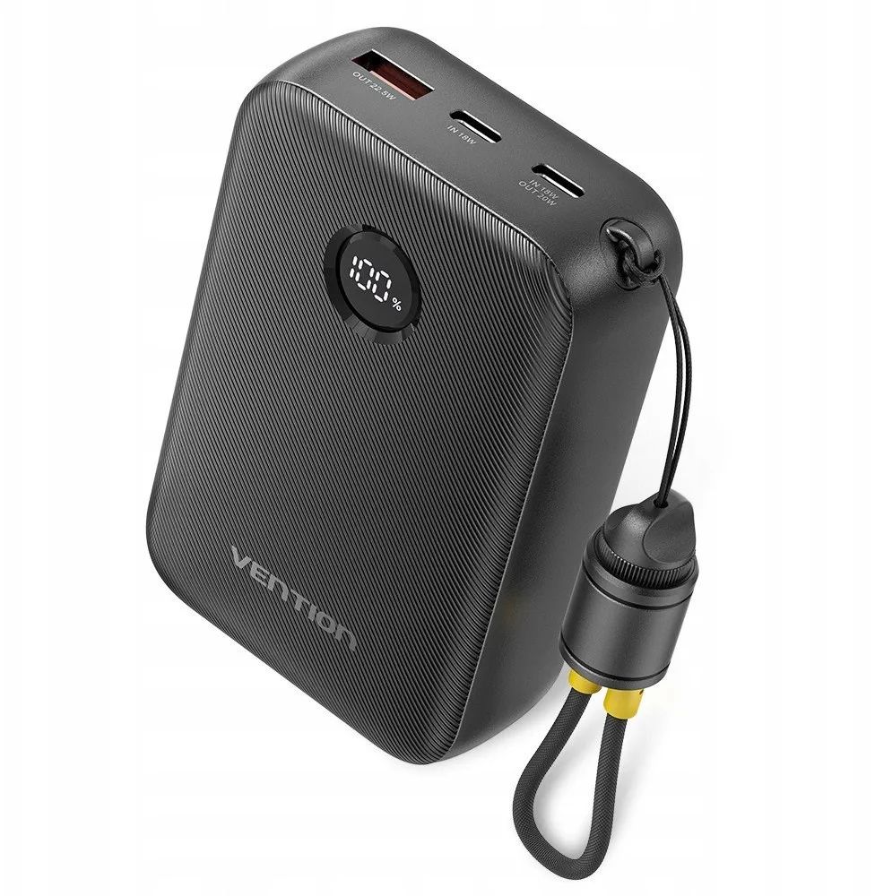 POWER BANK USB 20000MAH 22.5W/BLACK FKBB0-C VENTION