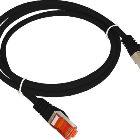 AVIZIO KKS6CZA1.0 networking cable Black 1 m Cat6 F/UTP (FTP)