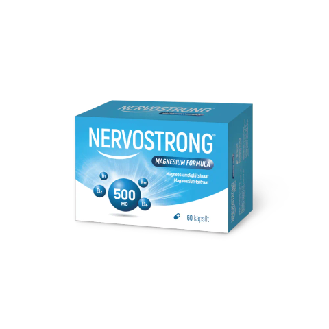 Nervostrong Magnesium Formula – stressi,ja lihaspingete leevenduseks