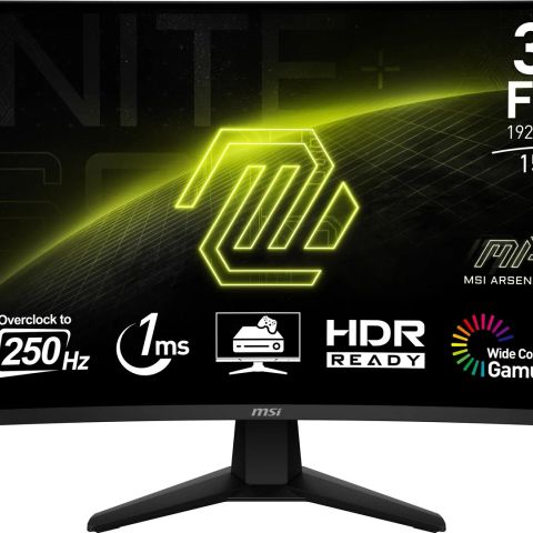MSI MAG 32C6X computer monitor 80 cm (31.5") 1920 x 1080 pixels Full HD Black