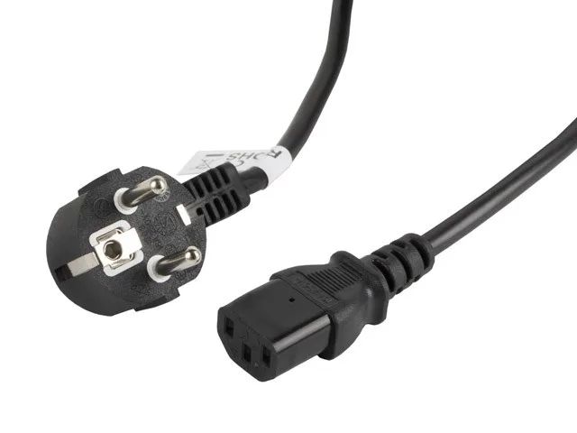 Lanberg | CEE 7/7 to IEC 320 C13 Power Cord | CA-C13C-11CC-0050-BK