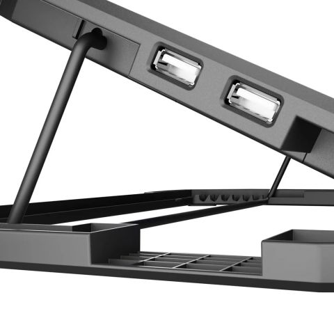 NATEC Laptop Cooling Pad Oriole 15.6-17.3inch LED notebook cooling pad 43.9 cm (17.3")