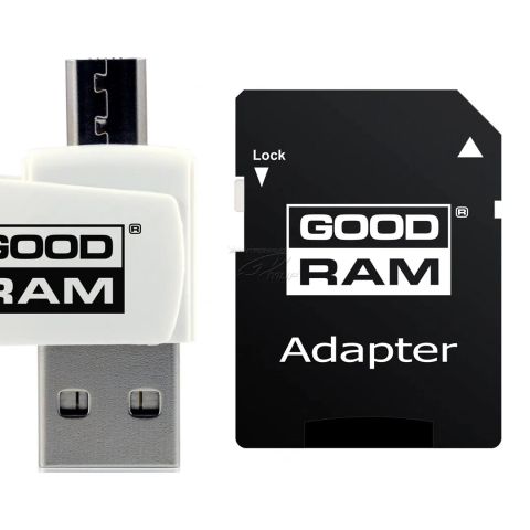 Goodram All in one M1A4-0640R12 memory card 64 GB MicroSDXC Class 10 UHS-I + The card reader