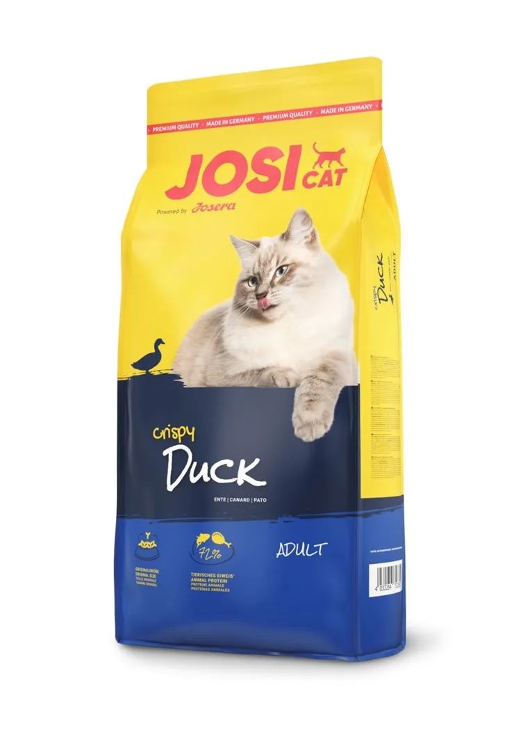 JOSERA JosiCat Crispy Duck - dry cat food - 10 kg