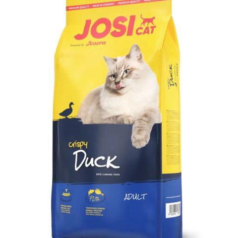JOSERA JosiCat Crispy Duck - dry cat food - 10 kg