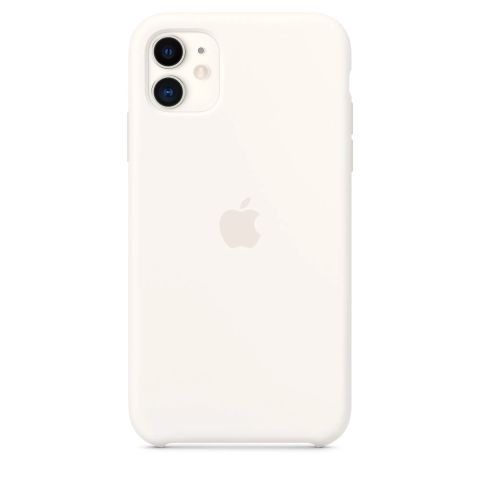 iPhone 11 Silicone Case White Originaal Ümbris