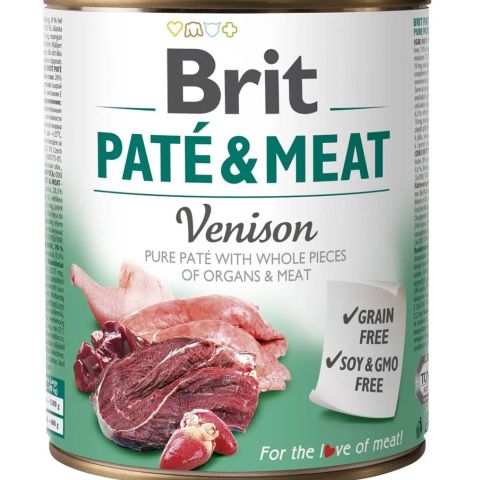 BRIT Paté & Meat with venison - 800g