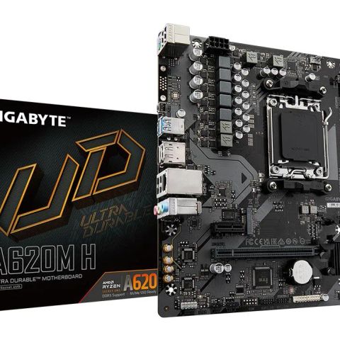 Mainboard|GIGABYTE|AMD A620A|SAM5|Micro-ATX|Memory DDR5|Memory slots 2|A620MH2.2