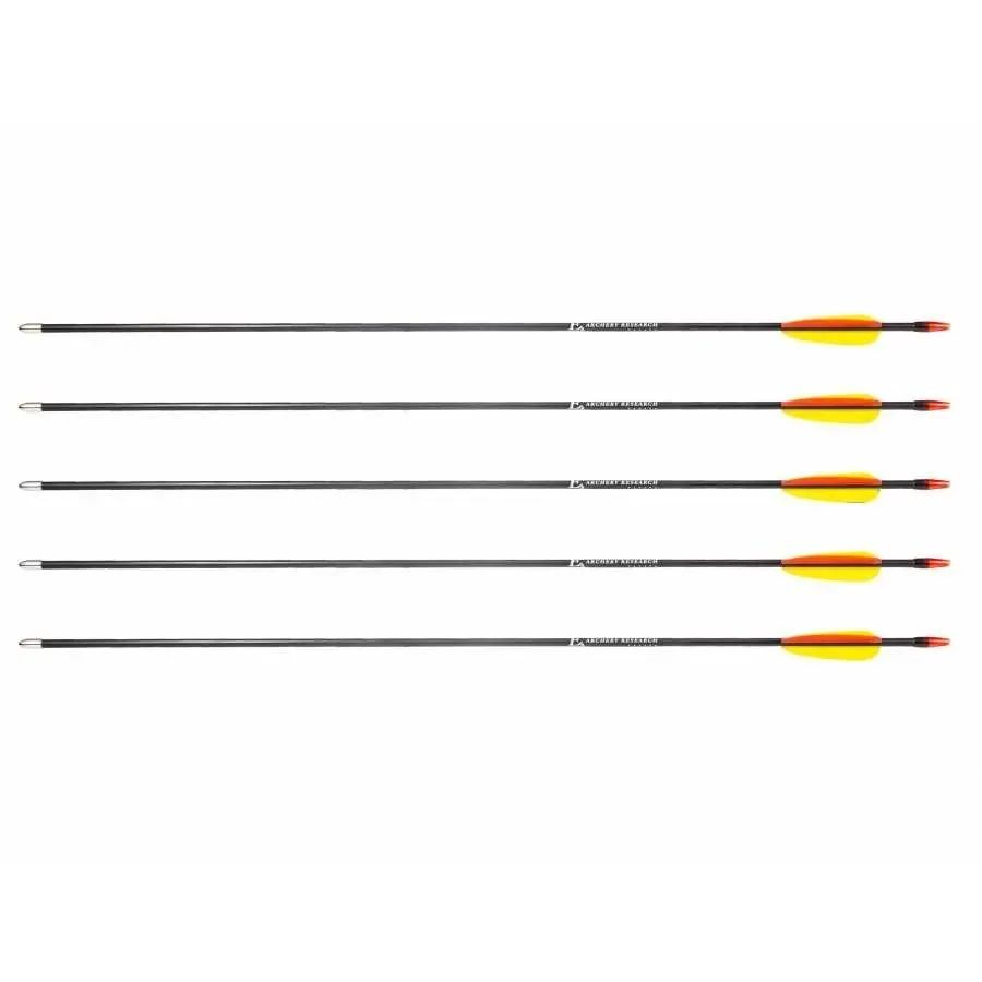 Poe Lang 28’ fibreglass arrows - set of 5 (D-055-B3)