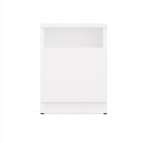 GALAX 30/1D WHITE BEDSIDE TABLE
