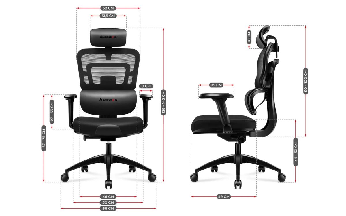 HUZARO COMBAT 7.0 GAMING STUHL SCHWARZ