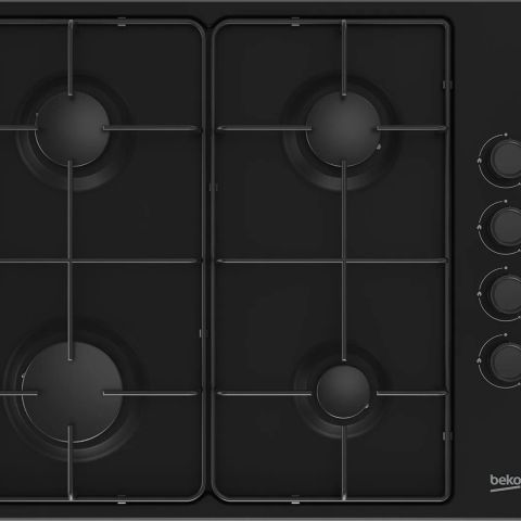 Beko HIBG64120SB hob Black Built-in 60 cm Gas 4 zone(s)