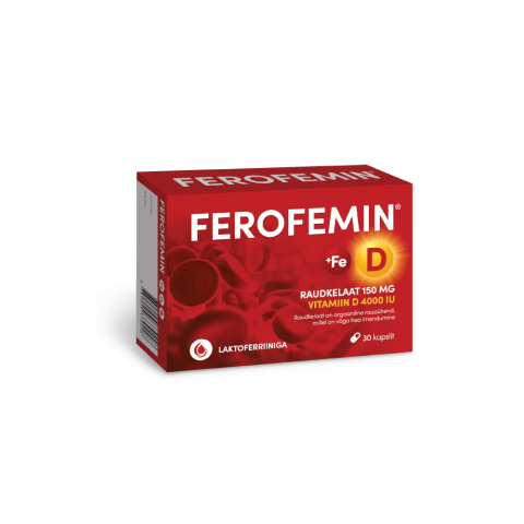 Ferofemin®+D - rauakompleks D-vitamiiniga