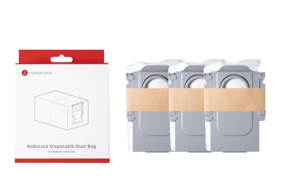 Vacuum Cleaner Accessory|ROBOROCK|Disposable Dust bag|For Qrevo/Qrevo MaxV/S8 MaxV Ultra/Qrevo S/Qrevo Pro/Qrevo Plus/Qrevo Curv/Qrevo Edge/Saros 10R/Saros Z70/Saros 10/Vivian S/Vivian SC/QR 798/Qrevo 5AE/Qrevo Curv 5A1/Qrevo Edge 5V1/QR 798/Qrevo C…