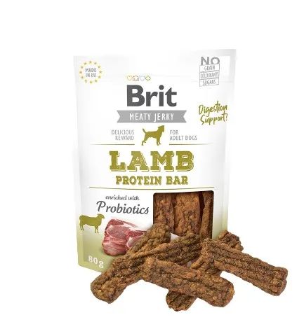 Brit Jerky Lamb Protein Bar - Lamb - dog snack - 80 g