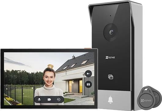 EZVIZ HP5 video intercom system 17.8 cm (7") Black, Silver