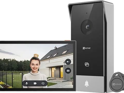 EZVIZ HP5 video intercom system 17.8 cm (7") Black, Silver