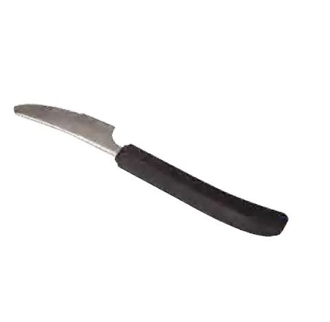 Knife with ergonomic handle straight