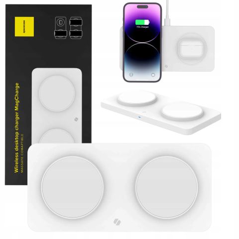Spacecase Juhtmevaba laadija MagCharge Valge