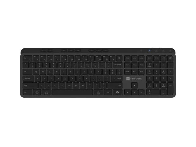 NATEC MEDUSA US WIRELESS KEYBOARD BT + 2.4GHZ X-SCISSORS SLIM