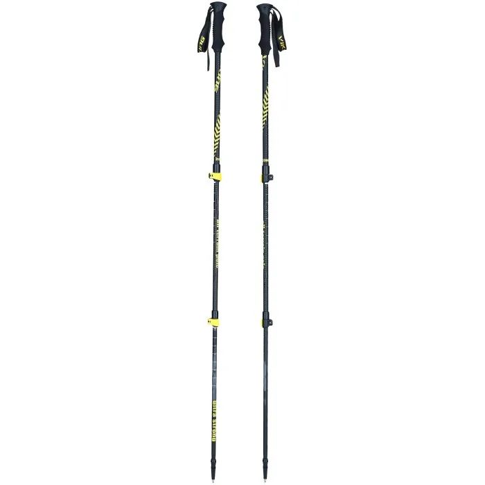 VIKING Teho Trekking walking poles for adults, black, one size fits all