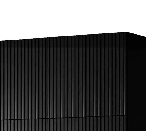 Wardrobe PAFOS 2D BASE 90x55.5x45 Black matt