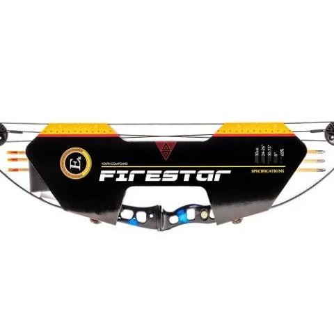 Poe Lang EK Firestar 25 LBS Carbon Blue Compound Bow