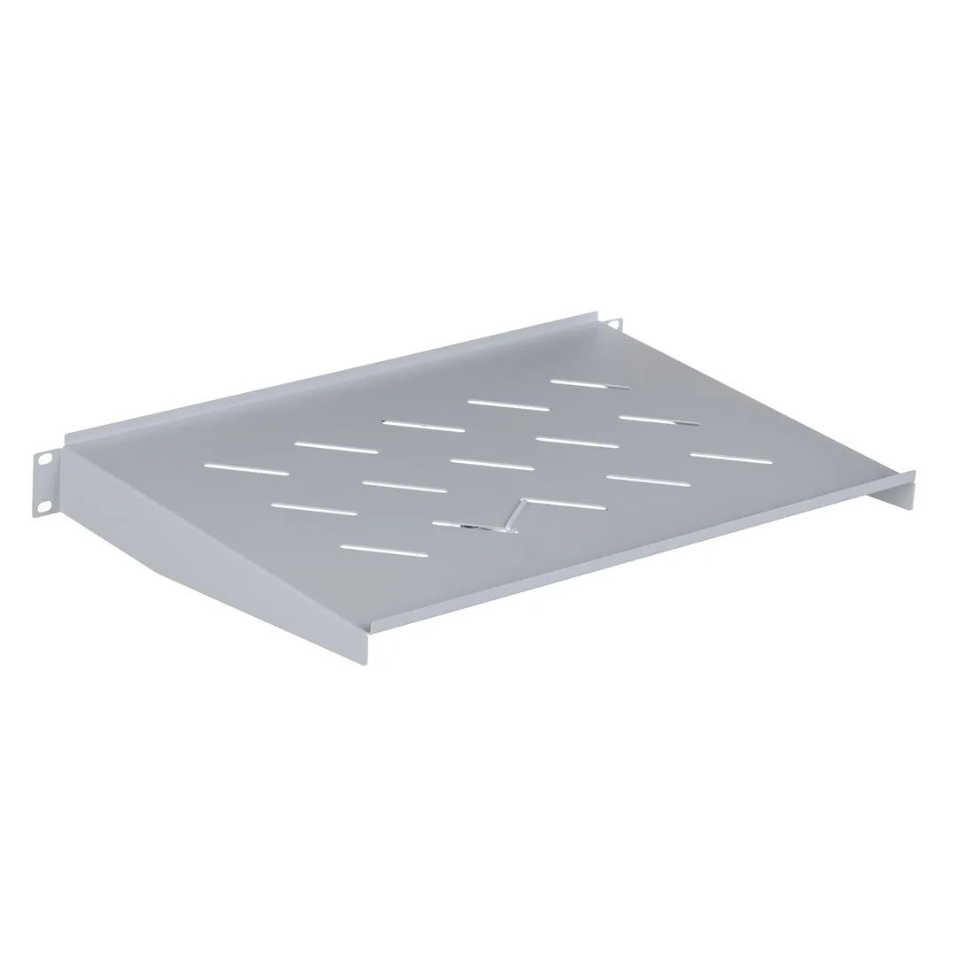 Lanberg 19" fixed shelf 1U/483x315mm, max load capacity up to 25kg | AK-1008-S | Grey