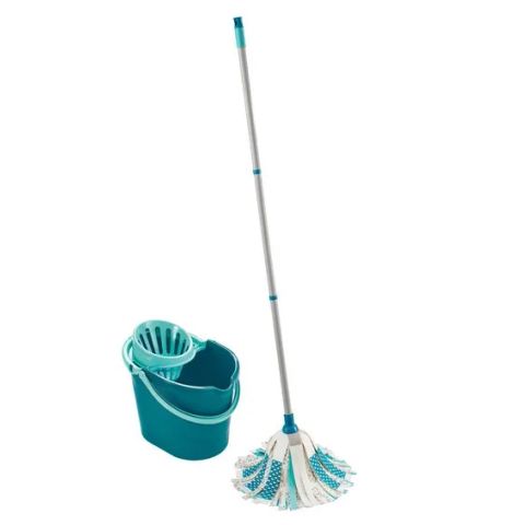 LEIFHEIT 52106 mop Cotton, Fiber Dry&wet Blue, White