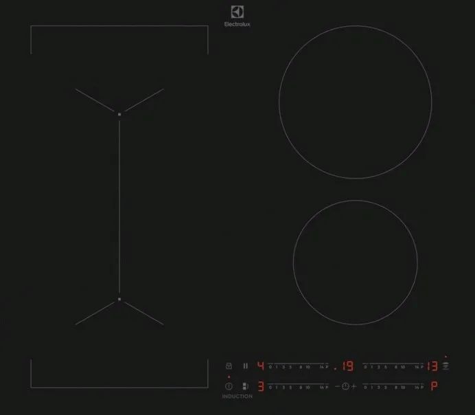 Electrolux EIV63443CT hob Black Built-in Zone induction hob 4 zone(s)