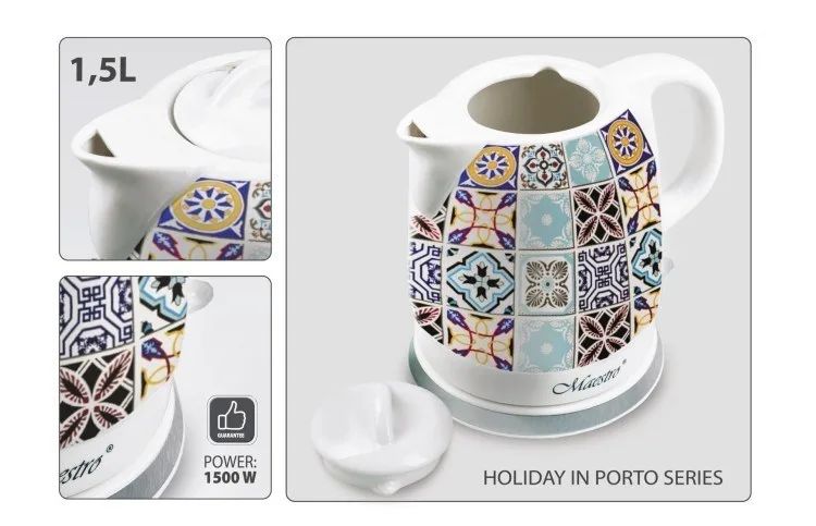 MAESTRO MR-066-PORTO Ceramic electric kettle