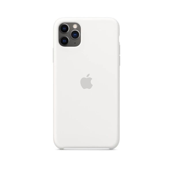 iPhone 11 Pro Max Silicone Case White Originaal Ümbris
