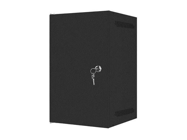 Lanberg | Rack cabinet 10" wall-mount 9U/280x310 for self-assembly with metal door (flat pack) | WF10-2309-00B | Black