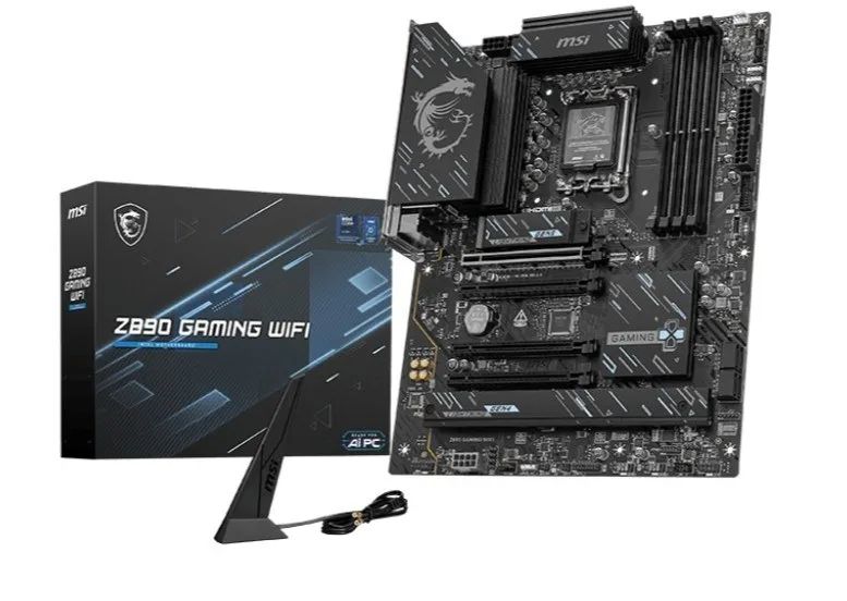 Mainboard|MSI|Intel Z890|LGA 1851 (Socket V1)|ATX|RAM DDR5-SDRAM|4xSlots|Wi-Fi Yes|Bluetooth Yes|3xNumber of M.2 (M) slots|Z890GAMINGWIFI