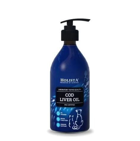 HOLISTA Cod liver oil - supplements for dogs and cats - 500ml