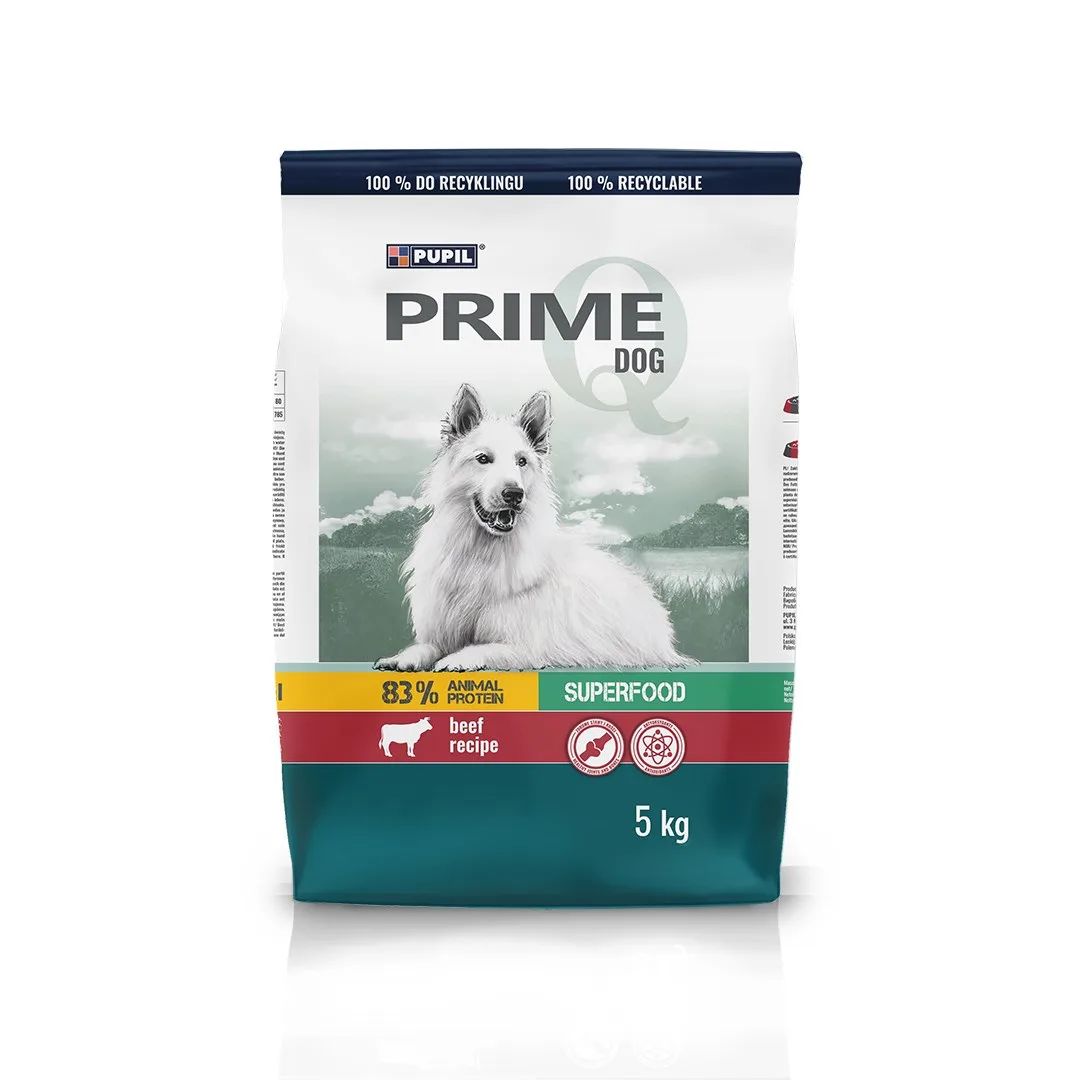 PUPIL Prime Rich in beef with vegetables - dry dog food - 5kg