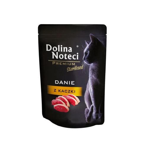 Dolina Noteci Premium Sterilised Duck dish - wet food for sterilized cats - 85g