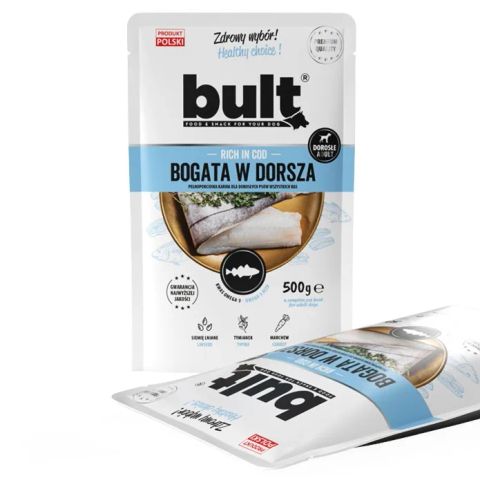 BULT Rich in cod - wet dog food - 500g