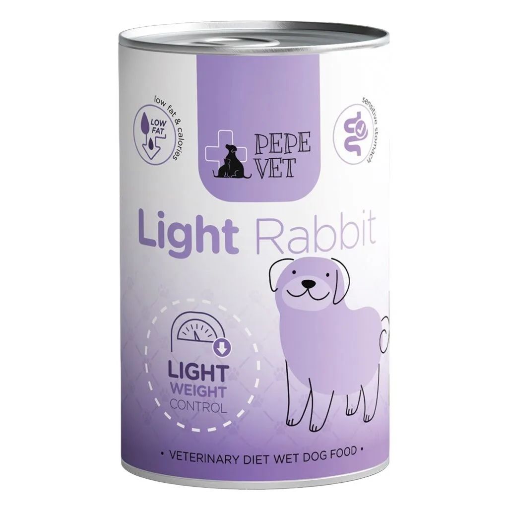 PAKA ZWIERZAKA Pepe Vet Light Mono Rabbit - wet dog food - 400g