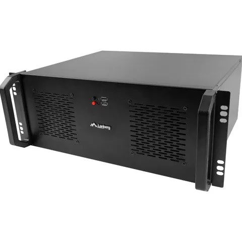 Lanberg | Rackmount server chassis lanberg ATX 350/10 19"/4U | Black