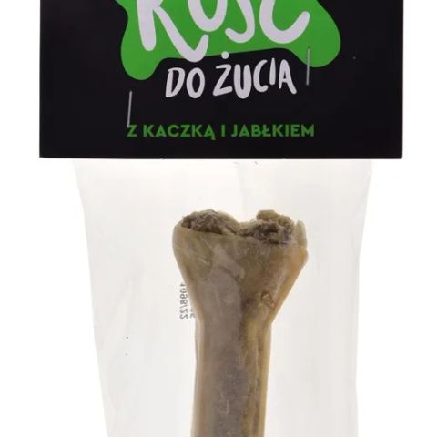 JOHN DOG Chewing bone with duck and apple - dog chew - 12 cm