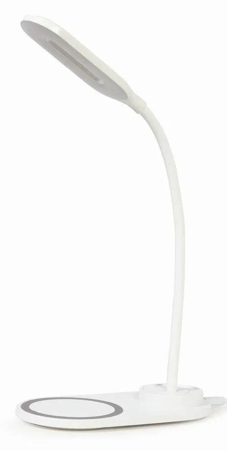 MOBILE CHARGER WRL DESK LAMP/WHT TA-WPC10-LED-01-W GEMBIRD